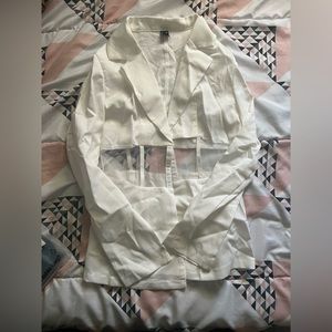 White blazer